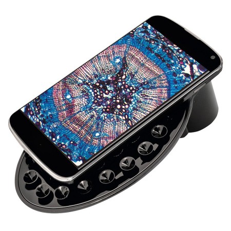 Bresser national geographic 40–1280x mikroskop mit smartphone-halterung