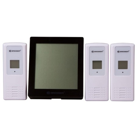 Bresser temeo hygro quadro thermomètre et hygromètre, noir