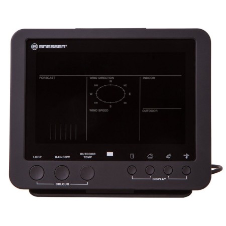 Bresser stazione meteo 5 in 1 con display colori, nero