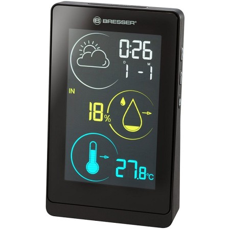 Stazione meteo a colori bresser temeo life h, nero