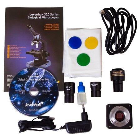 Microscopio monocular digital levenhuk d320l plus 3.1m