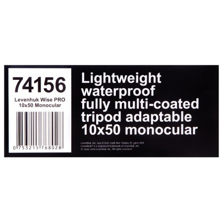 Monoculaire levenhuk wise pro 10x50