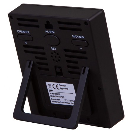 Termohigrometru bresser national geographic cu 4 măsurători independente, negru