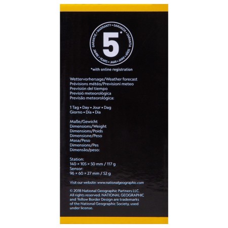 Bresser national geographic weather station, translucent