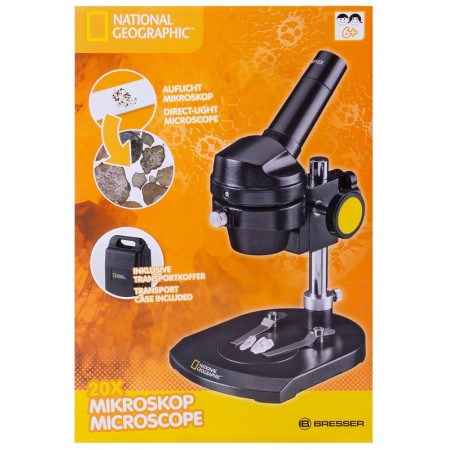 Microscopio monocular bresser national geographic 20x