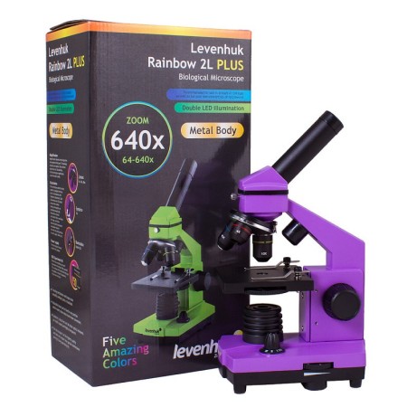 Levenhuk rainbow 2l plus microscoop