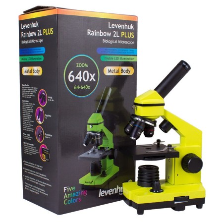 Microscop levenhuk rainbow 2l plus