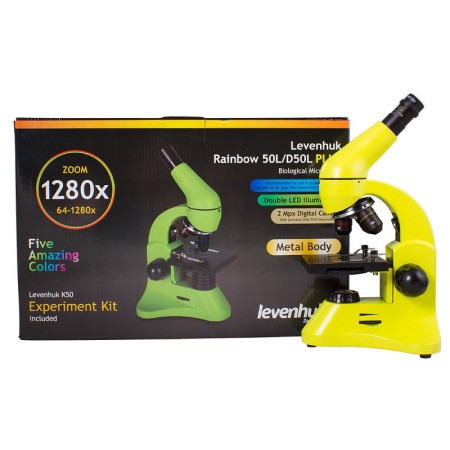 Mikroskop levenhuk rainbow 50l plus