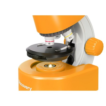 Microscopio levenhuk discovery con libro