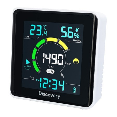 Stazione meteorologica levenhuk discovery report wa40 con monitor della co2