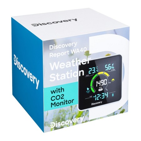 Stazione meteorologica levenhuk discovery report wa40 con monitor della co2