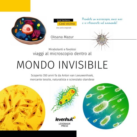 Microscopio levenhuk discovery femto polar con libro