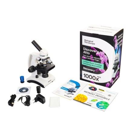 Atto polar levenhuk discovery digital microscope with book