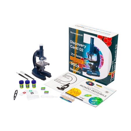 Levenhuk discovery centi 02 microscoop met boek