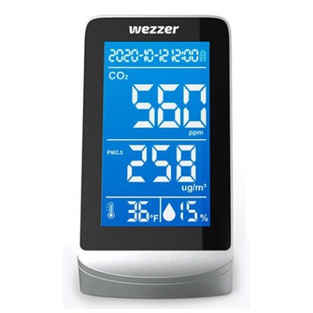 Moniteur de qualité de l'air levenhuk wezzer air pro dm40
