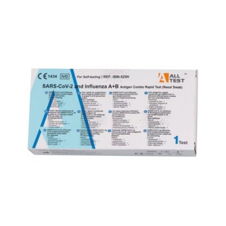 Sars-cov-2 and influenza a+b rapid antigen test - self-test