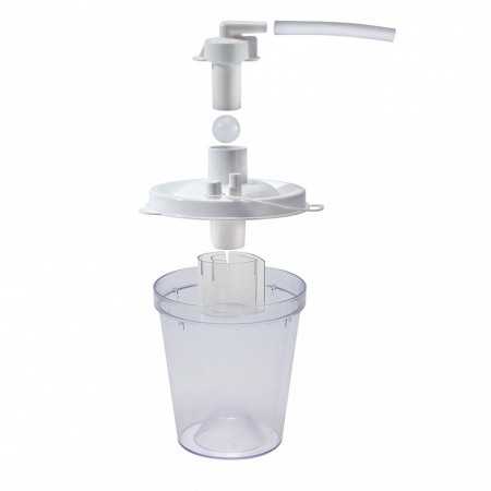 Nuovo Vaso di ricambio 800 cc per VacuAid Devilbiss completo di filtro incorporato