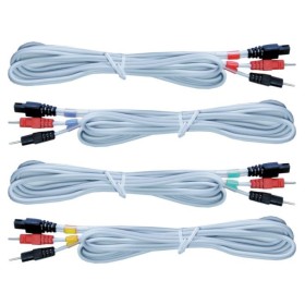 Set di 4 cavi Compex Grigi 6P/ Wire Chattanooga/ Compex A SPINOTTO