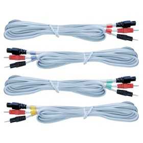 Jeu de 4 câbles Compex Gris 6P/ Wire Chattanooga/ Compex PIN