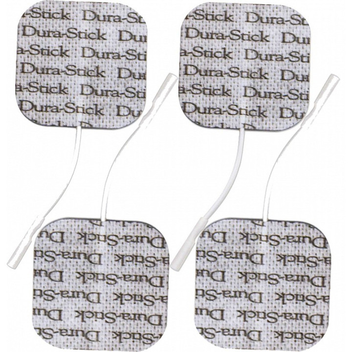 Compex Dura-Stick standaard draadelektroden van 5x5 cm - 4 stuks.