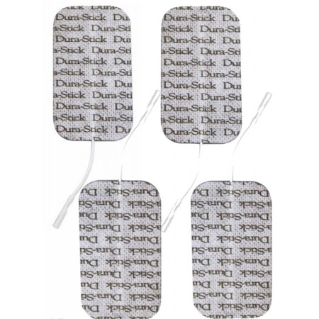 Compex dura-stick standaard draadelektroden van 5x9 cm - 4 stuks.