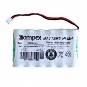 Batería para electroestimuladores con cable Compex