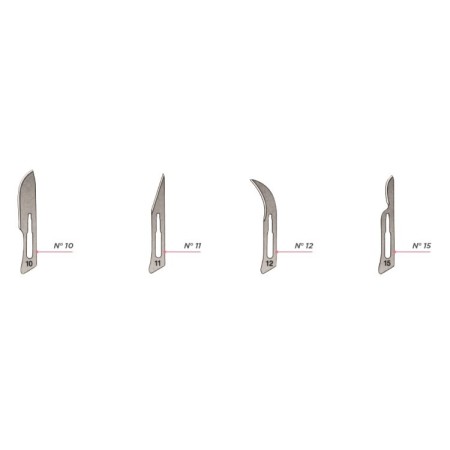 10 disposable sterile scalpel chime in carbon steel - figures of your choice, product figure 10