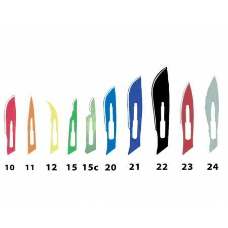 Scalpel gima jetable n° 10 stérile - paquet. 10 pièces.