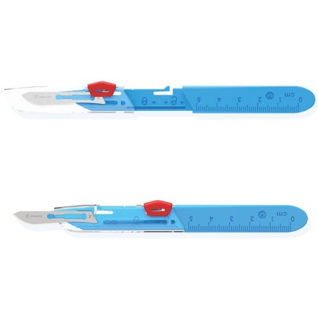Gima safety scalpel no. 24 - steriel - pack 10 stuks, product afbeelding 10