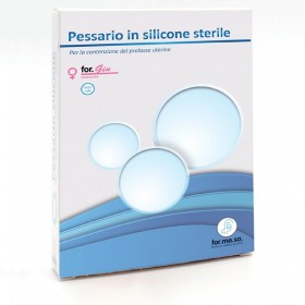 Pessario in silicone sterile blu per prolasso uterino