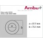 Ambu maska br. 0a - Newborn Blue