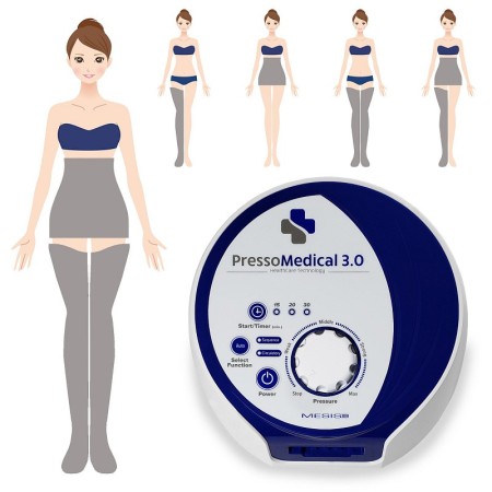 Pressoterapia pressomedical 3.0 dotazione advance (2 gambali + kit estetica)
