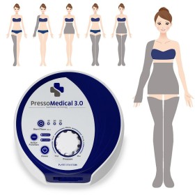 Pressoterapia PressoMedical 3.0 - dotazione PRO (2 gambali + Kit Estetica + Bracciale)