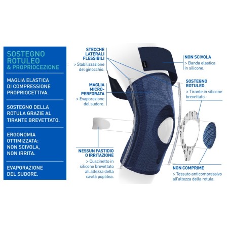 Epitact - epithelium flex patella kniebrace – maat t4 (omtrek 42-43)