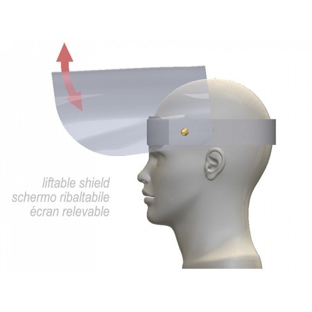 Protective shield - foldable