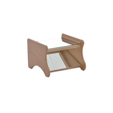 Podoscopio led de madera para plantas