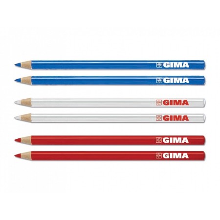 Gima dermatologisk blyant - blandede farver - pakke 6 stk.