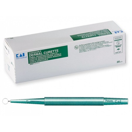 Kai dermatologisk curette diameter 7 mm - 1 stk.