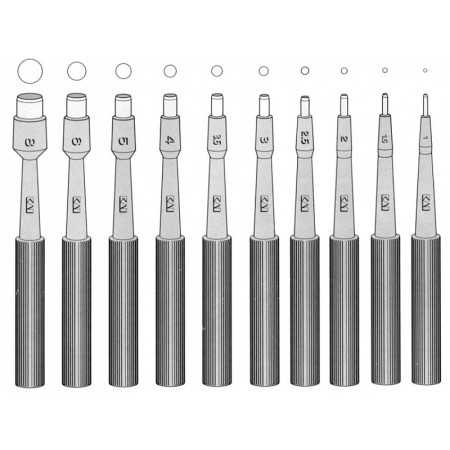 Curette biopsia-punch kai diametro 1 mm - 1 pezzo