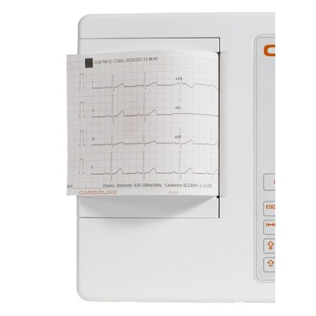 Pacco per ecg 100 cardioline originale z-fold, 100x150mm x180-10 pz