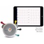 Ecg portátil d-heart de 8/12 canales para smartphones y tabletas