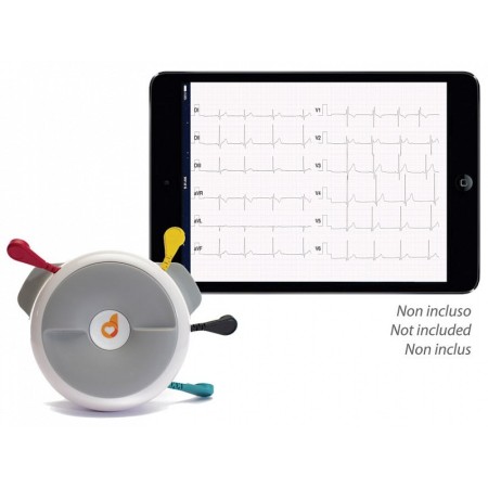D-heart, électrocardiographe portable 8/12 canaux pour smartphones et tablettes