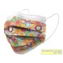 Masque chirurgical filtrant gisafe 98% 3 plis type iir avec élastiques - adultes - couleurs - flowpack - pack 10 pièces.
