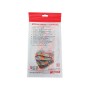 Gisafe filtrierende chirurgische maske 98% 3-lagig typ iir mit gummibändern - erwachsene - farben - flowpack - packung 10 stk.