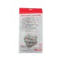 Masque chirurgical filtrant gisafe 98% 3 plis type iir avec élastiques - adultes - macarones - flowpack - pack 10 pièces.
