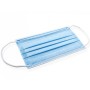 Gisafe filtrierende op-maske 98% 3-lagig typ iir mit gummibändern - erwachsene - hellblau - flowpack - packung 10 stk.