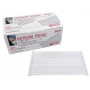 Mascarilla quirúrgica filtrante Gisafe 98% 3 capas tipo iir con bandas elásticas - adultos - blanco - caja - paquete de 50 uds.