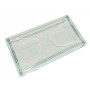 Gisafe filterend chirurgisch masker 98% 3-laags type IIR met elastische banden - volwassenen - lichtgroen - doos - pak van 50 st