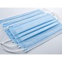 Masque chirurgical filtrant Gisafe 98% 3 plis type iir avec élastiques - adultes - bleu clair - boîte - pack 50 pièces.