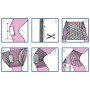 Elastisches schlauchgewebe – maschenweite 5 für knie und bein